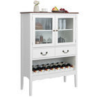 Dreamade Buffet Wine Cabinet with Storage - Standing Sideboard