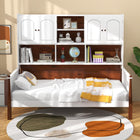 Dreamade Wood Twin Bed with Storage