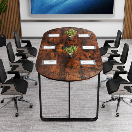 Dreamade 71" Conference Table with Cable Management Grommet
