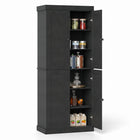 Dreamade 72.5'' Kitchen Pantry Cabinet w/4 Doors & 2 Adjustable Shelves
