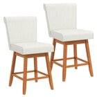 Dreamade Modern Upholstered Bar Stools Set