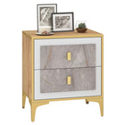 Dreamade Modern Nightstand with 2 Drawers