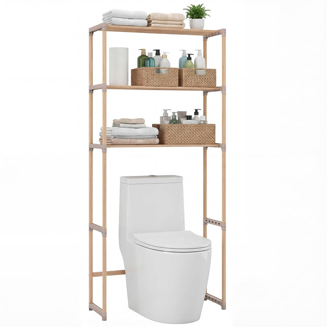 Dreamade 3-Tier Over The Toilet Storage Rack with Open Shelves