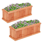 Dreamade Raised Garden Bed Set of 2 for Flower Vegetable Herbs