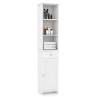 Dreamade Narrow Floor Storage Cabinet with Adjustable Shelves
