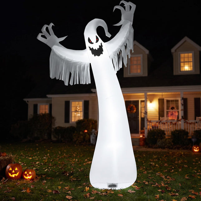 DREAMADE 12FT Halloween Inflatable Ghost Giant Outdoor Yard Decoration
