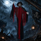 DREAMADE 9.4 ft Halloween Hanging Pirate Sound Activated Prop