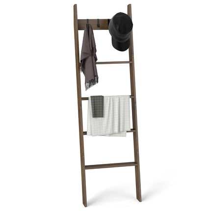 Dreamade Bamboo Blanket Ladder