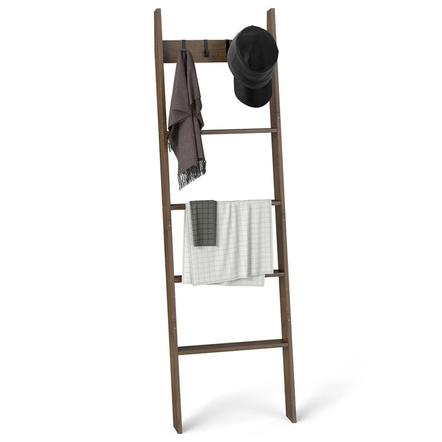 Dreamade Bamboo Blanket Ladder