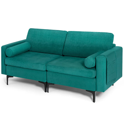 Dreamade 68" Modern Loveseat, 2-Seater Sofa Couch