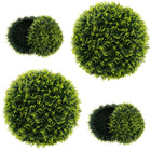 Dreamade 2 PCS 22 Inch Artificial Cedar Topiary Ball, Round Faux Cypress Balls Outdoor, Fake Plant Sphere
