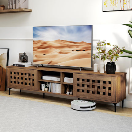 Dreamade Mid Century Modern TV Stand for 60-80 Inch TV