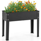 Dreamade Raised Garden Bed, Metal Planter Box with Legs, Drain Hole, Outdoor Indoor Elevated Garden Box