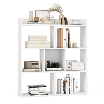 Dreamade 7 Cube Bookshelf with Anti Toppling Devices for Living Room
