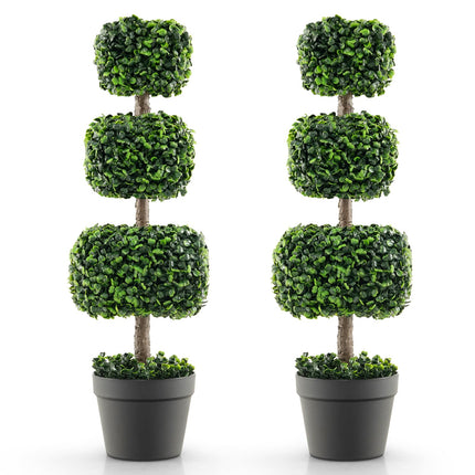 Dreamade 35?± Artificial Boxwood Topiary Tree