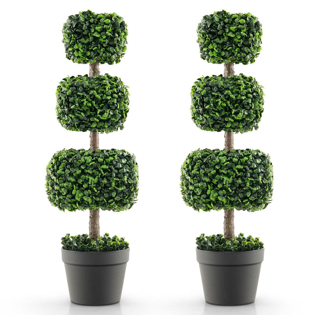 Dreamade 35?± Artificial Boxwood Topiary Tree