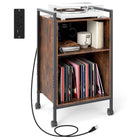 Dreamade Record Player Stand with Charging Station