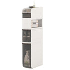 Dreamade 5-Tier Narrow Bathroom Storage Cabinet with Drawers and Tissue Box