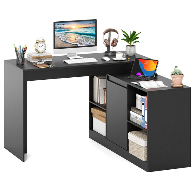 Dreamade 48" Reversible L-Shaped Computer Desk