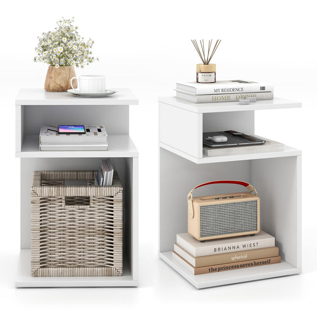 Dreamade 3-Tier Side Table