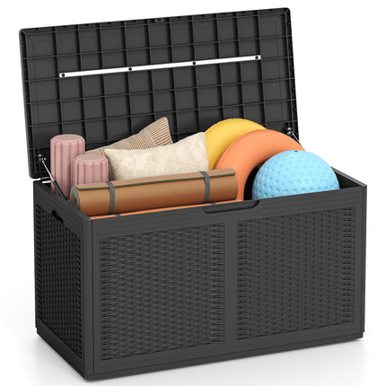 Dreamade 100 Gallon Resin Outdoor Storage Box