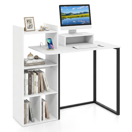 Dreamade 43.5" Computer Desk with Power Outlets
