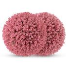 Dreamade 2 PCS Artificial Plant Topiary Ball, 17.5'' Pink Faux Eucalyptus Decorative Balls for Wedding Home Decor