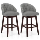 Dreamade Modern Upholstered Bar Stools Set of 2/4, 31