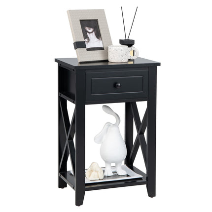 Dreamade Modern X-Design Nightstand
