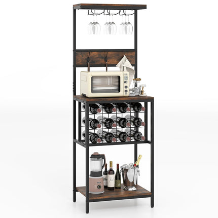 Dreamade Tall Wine Rack Freestanding Floor