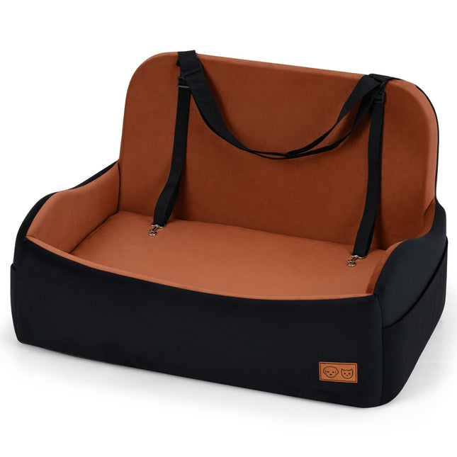 Dreamade Orthopedic Dog Car Seat for Medium Dogs up to 55 lbs (32'' x 21'' x 18'')
