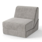 Dreamade 3-in-1 Folding Sofa Bed Convertible Sleeper Chair with Back Support, High Density Sponge