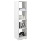 Dreamade 56” Tall Bookcase, 4-Cube Bookshelf with 4 Anti-Tipping Kits