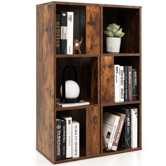 Dreamade 6 Cube Bookcase
