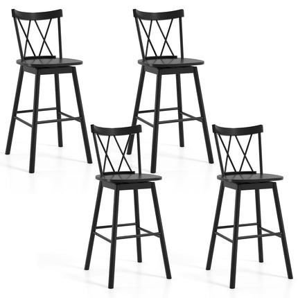 Dreamade Windsor Bar Stools Set of 2/4(29"/24")