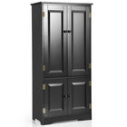 Kitchen Pantry Storage Cabinet, Wood Cupboard Organizer
