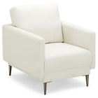 Dreamade Sofa Couch, for Bedroom, Reception Rooms, Chair & Loveseat(Grey & White)