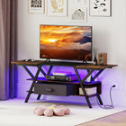 Dreamade TV Stand with Power Outlets for 55-65 Inch TV
