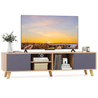 Dreamade TV Stand for TVs up to 65 Inch, Entertainment Center with 2 Side Cabinets