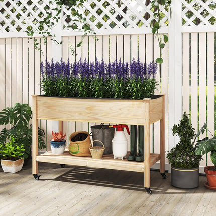 Dreamade 47”x23”x33” Wood Planter Box