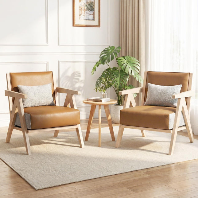 Dreamade Mid-Century Modern Accent Chair for Living Room