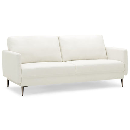 Dreamade Sofa Couch, for Bedroom, Reception Rooms, Chair & Loveseat(Grey & White)