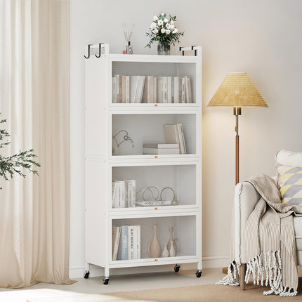 Dreamade 5-Tier Kitchen Storage Cabinet, Freestanding Metal Baker's Rack