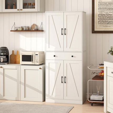 Dreamade 72" Tall Kitchen Pantry Cabinet for Living Room