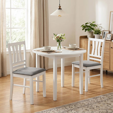 Dreamade Wood Dining Chairs Set of 2/4 with Slat Back