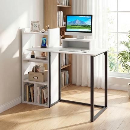 Dreamade 43.5" Computer Desk with Power Outlets