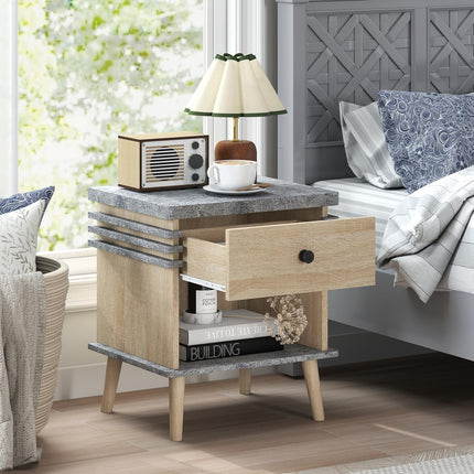 Dreamade Modern Nightstand Set of 1/2