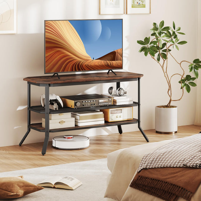 Dreamade TV Stand 3 Tier Industrial Entertainment Center