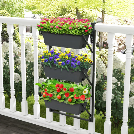 Dreamade Vertical Raised Garden Bed, Hanging & Wall-Mounted Planter Garden Boxes