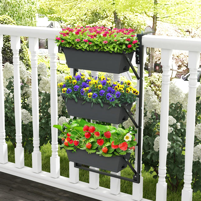 Dreamade Vertical Raised Garden Bed, Hanging & Wall-Mounted Planter Garden Boxes